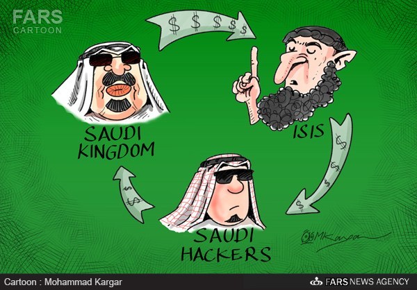 کاریکاتور: داعش، هکر سعودی استخدام می‌کند!