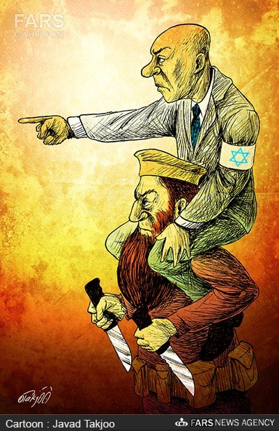 کاریکاتور: رابطه موساد و جیش‌العدل!