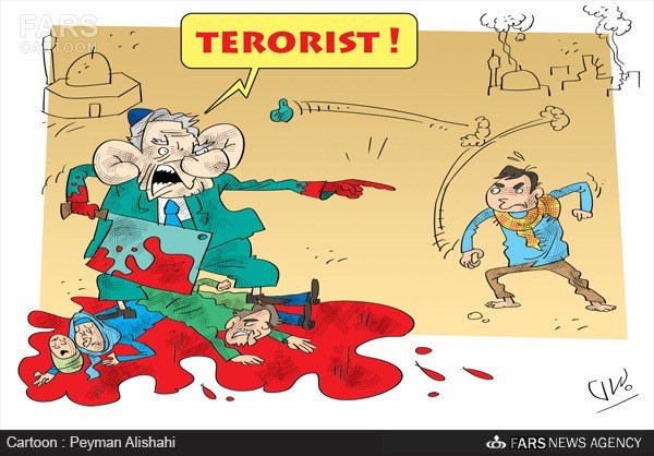 کاریکاتور: وحشت اسرائیل از انتفاضه