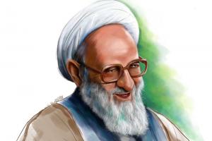 شعر بدون نقطه علامه در مدح پیامبر(ص) +تصویرسازی