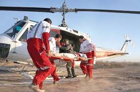 اعزام کودک هفت ماهه حادثه دیده هشترودی از طریق اورژانس هوائی ۱۱۵ به تبریز