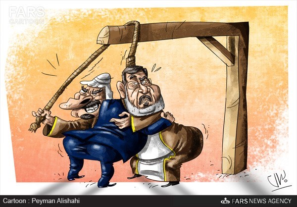 بلای جان مرسی و رهبران اخوان‌‌المسلمین‌ مصر /کاریکاتور