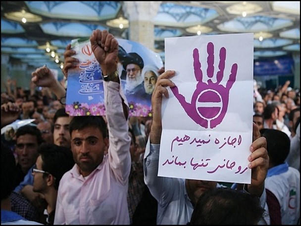 ‫محکومین فتنه ۸۸ صحنه گردانان اصلی اغتشاش در سخنرانی رئیس جمهور‬