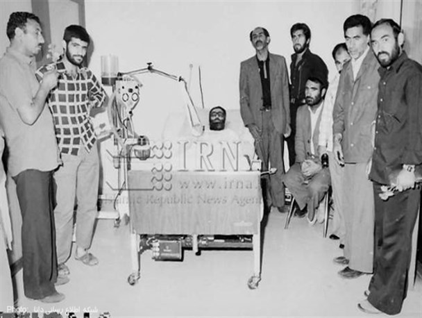گزارش تصویری/ ترور حضرت آیت الله خامنه ای در مسجد ابوذر تهران