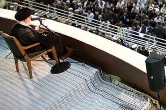 عکس/ تفاوت معنادار جایگاه سخنرانی رهبر انقلاب عکس/ تفاوت معنادار جایگاه سخنرانی رهبر انقلاب
