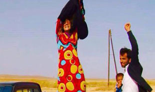 عکس/ کشف حجاب زنان داعشی