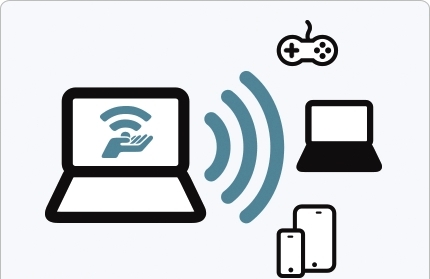 لپ تاپ خود را به مودم WIFI تبدیل کنید + آموزش