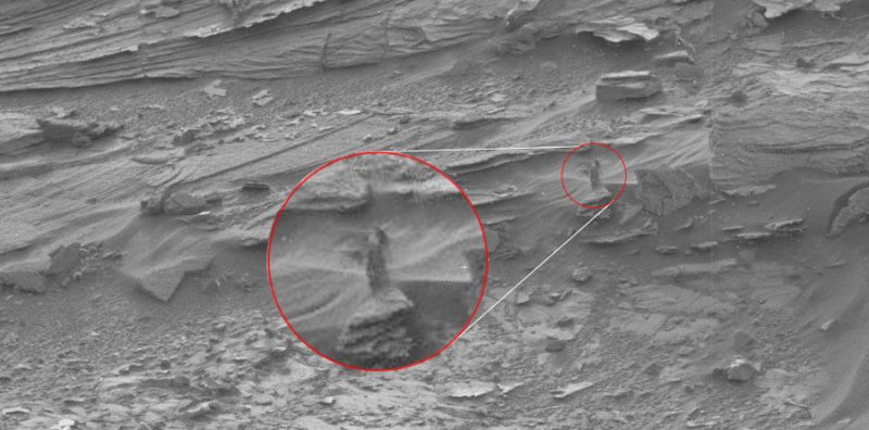 دیده شدن یک زن در کره مریخ! +عکس