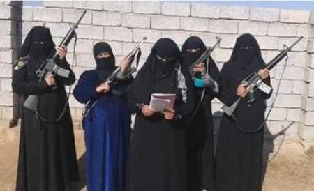 زنان گازگیر داعش + عکس