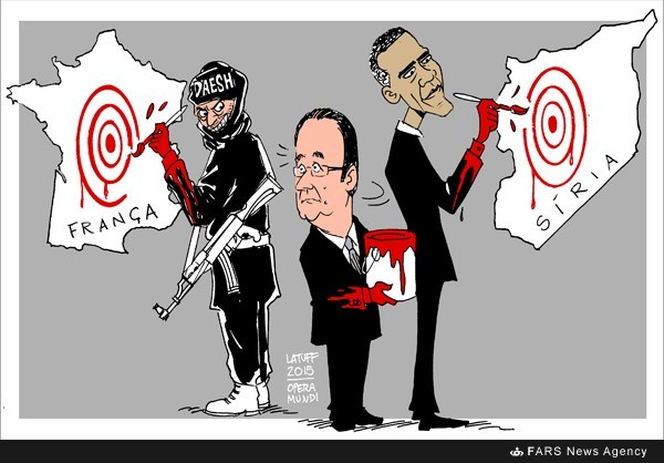 کاریکاتور: دستیار داعش و اوباما!