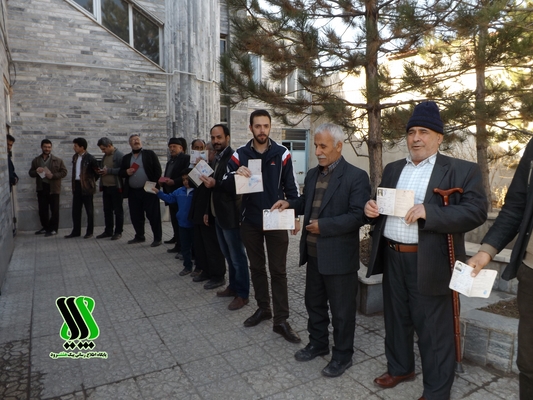 حماسه حضور مردم هشترود در پای صندوق های رای + گزارش تصویری