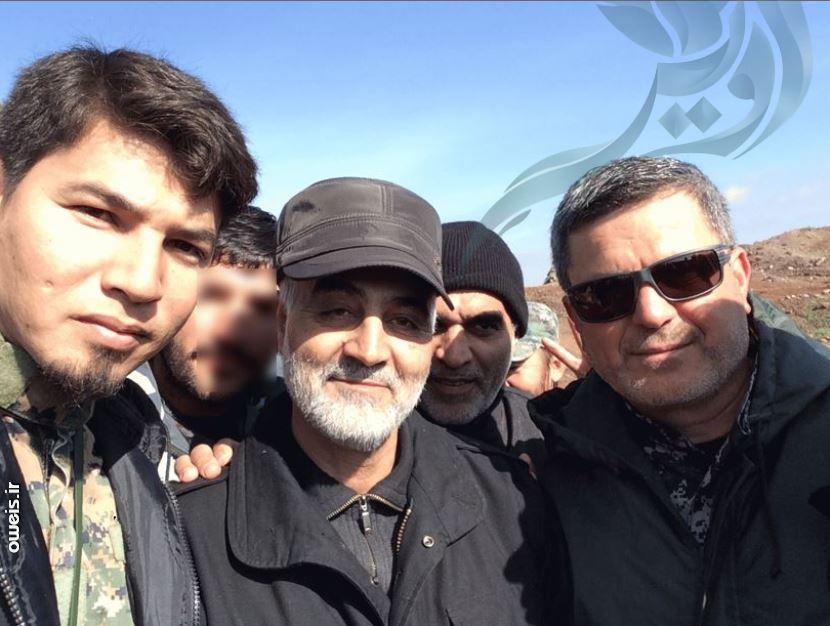 سلفی سه سردار شهید با حاج قاسم سلیمانی + عکس