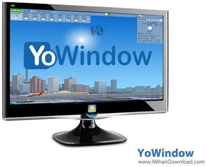 دانلود نرم افزار نمایش وضعیت آب و هوا YoWindow