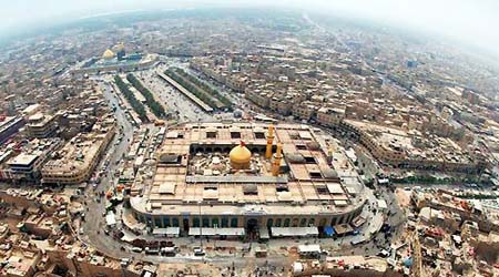 محافظت از کربلا با آغاز طرح کمربند سبز محافظت از کربلا با آغاز طرح کمربند سبز