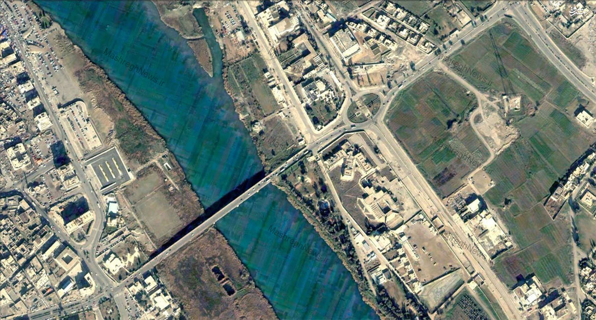تخریب پل موصل توسط آمریکایی‌ها + تصویر ماهواره‌ای