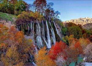عکس/ آبشاری شگفت انگیز در لرستان