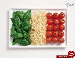 ساخت پرچم های ملی با غذاهای سنتی