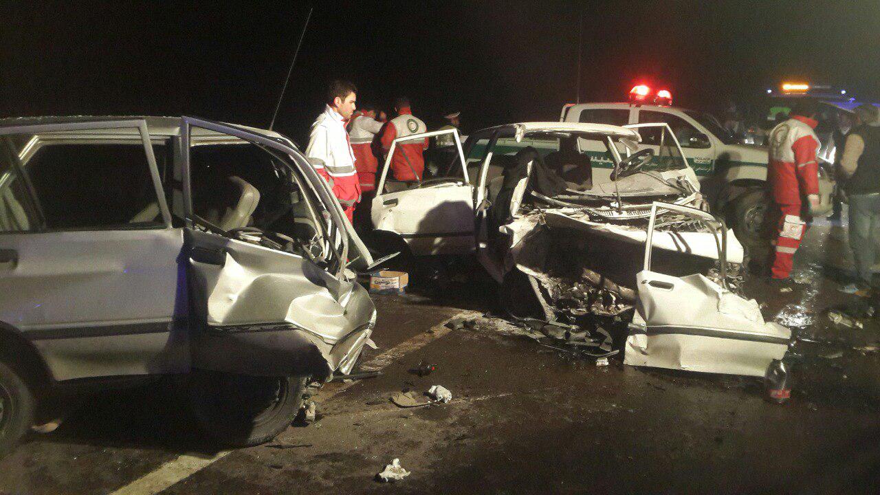 سانحه رانندگی در محور قره چمن -میانه با پنج کشته و دو مصدوم +عکس