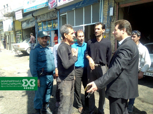 تلاش شهرداری هشترود برای رفع سدمعبر در سطح شهر +گزارش تصویری