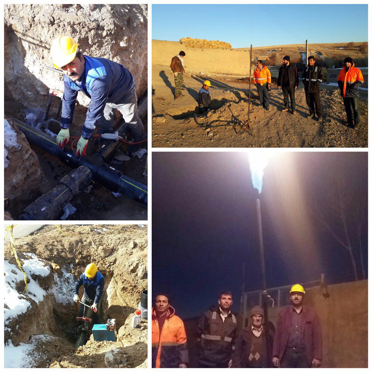 تزریق گاز به ۴ روستای بخش مرکزی با اعتباری بالغ بر ۹ میلیارد ریال