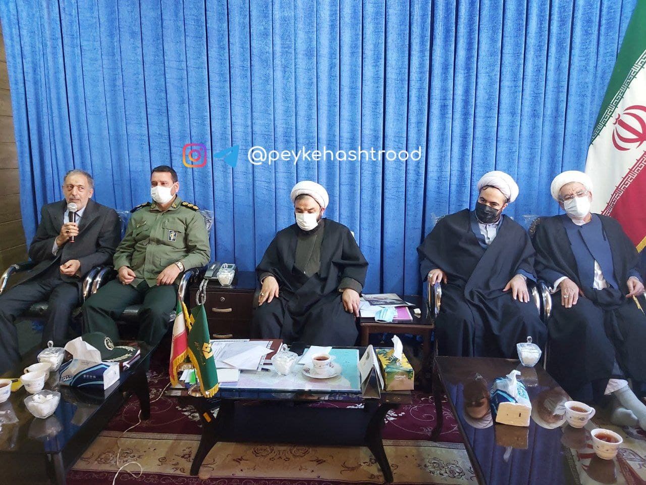 گزارش تصویری/ جلسه ستاد پشتیبانی بازسازی عتبات عالیات شهرستان هشترود