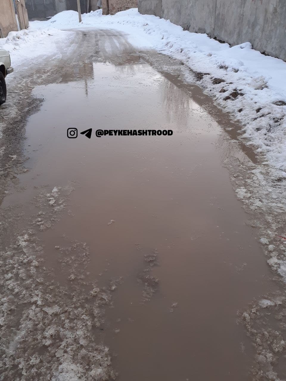 شهروند خبرنگار/ وضعیت نامناسب کوچه های روستای اکیزگنبدی که غیر قابل رفت و آمد می باشد