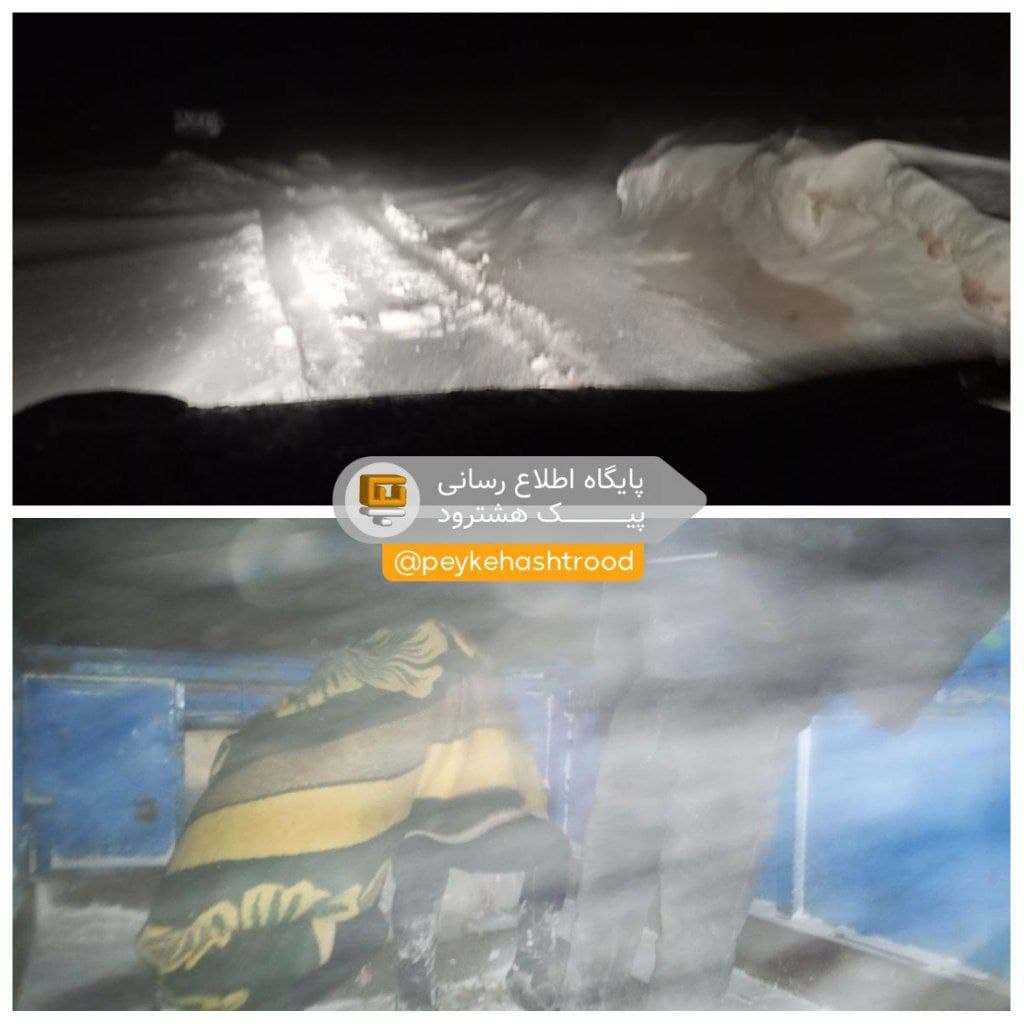 نجات چند نفر از اهالی گرفتار شده در کولاکِ روستای بسیط در سه راهی طاقچه جیق توسط اهالی قره کلک +عکس