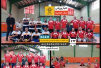 مسابقه دوستانه والیبال نشسته بین تیم های شهرداری هشترود و مراغه +تصاویر