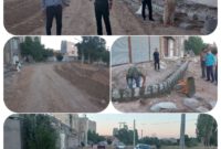 آماده سازی خیابان  ۱۸ متری چایکنار شمالی برای آسفالت ریزی و بهره‌برداری‌ در چند روز آینده