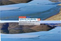شهروند خبرنگار / نماهایی از یخ بستن آب سدسهند هشترود